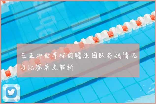 王正坤世界杯前瞻法国队备战情况与比赛看点解析